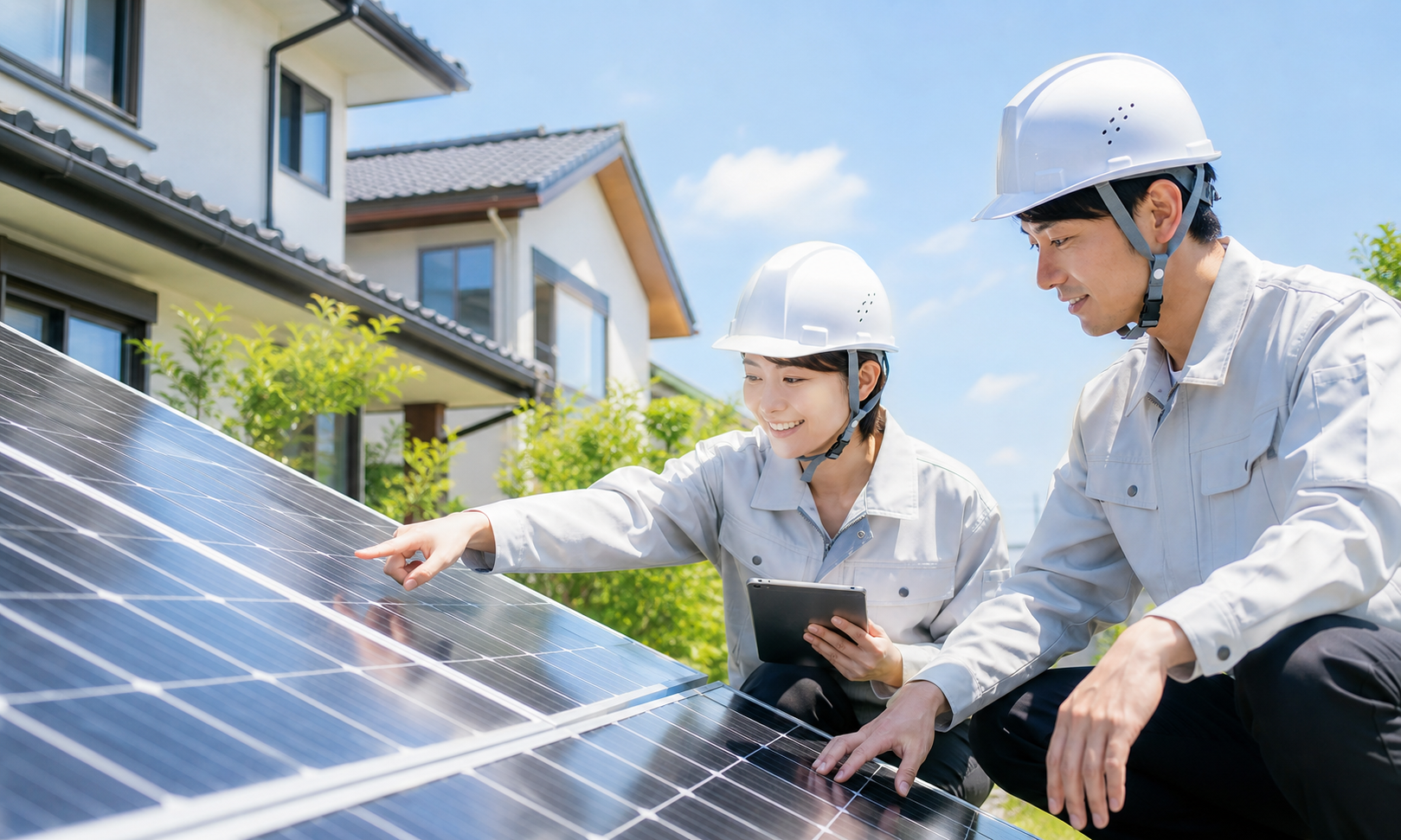 戸建住宅の太陽光パネル設置